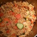 cellick's cooksnap of when they made Rice and chicken sauce.