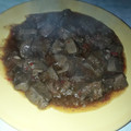 El cooksnap de Marina cuando hizo Lengua de cerdo en salsa.