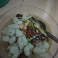 Cooksnap dari Dapoer Kia untuk resep Tekwan ikan teri