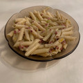 El cooksnap de Eduardo Agudo Alba cuando hizo Macarrones con salsa de calabacín y jamón al tomillo.