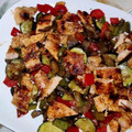 El cooksnap de Daniel García cuando hizo Pisto con pechugas de pavo adobadas.