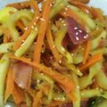 Cooksnap Zarafafiis ❣️🌹 semasa beliau membuat Acar Timun Tumis.