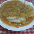 El cooksnap de josi E. cuando hizo Suquet de raya.
