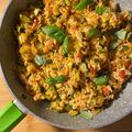 il Flavia Giordano quando ha preparato Riso basmati con zucchine, carote e curcuma 🥕🥒😋