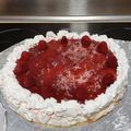Katalin Molnár Cooksnap-ja, amikor elkészítette a(z) Epres sajttorta sütés nélkül receptet.