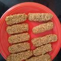 El cooksnap de ampereyra cuando hizo Barritas light de avena y plátano.