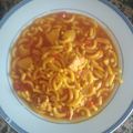 El cooksnap de Victor Manuel Fernández Diaz cuando hizo Fideuá caldosa de pollo.