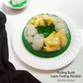 Cooksnap dari Ummu Juwayriyah untuk resep Puding buah kelengkeng dan mangga lapis puding pandan