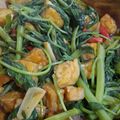 Cooksnap dari Thalatie untuk resep Tumis Kangkung Tempe Bumbu Terasi