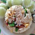 รูป Cooksnap ของ ตัวไม่เล็ก เมื่อเขาทำ ข้าวผัดบ้านเฮา_กุนเชียง+หมูยอ