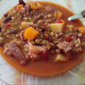 El cooksnap de Dario Salinas cuando hizo Guiso de lentejas vegetariano/vegano 💚.