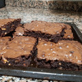 El cooksnap de Débora Lorena Contreras cuando hizo Brownies "Nesquik" (fáciles y muy chocolatosos).