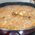 El cooksnap de Luis R.Villar cuando hizo Arroz de Alcachofa y Bacalao.