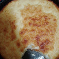 El cooksnap de Nathalia Pepe cuando hizo Fainá de queso uruguayo.