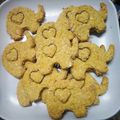 El cooksnap de Fiorella Delfino Presa cuando hizo Galletitas de zanahoria, harina de garbanzo y avena!! Probando.