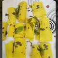 Honey का कुकस्नैप जब उन्होंने कूकर में पालक खांडवी (cooker mein palak khandvi recipe in Hindi) बनाया था।