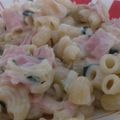 El cooksnap de Valen cuando hizo Macarrones con queso al verdeo.