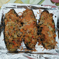 El cooksnap de Marisa Morales cuando hizo Berenjenas rellenas de verduras y atún.