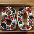 S.O. Cooksnap-ja, amikor elkészítette a(z) Málnás, mascarponés-fehércsokis szàmtorta 🎂 receptet.