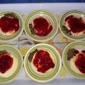 El cooksnap de Tania Riili cuando hizo Panna Cotta y culis de frutilla.