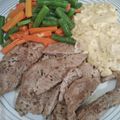 Cooksnap dari paramita christina untuk resep Tuna Steak with Creamy Cheese Sauce + Mashed Potato