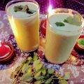 Pinki Banerjee's cooksnap of when they made ম্যাঙ্গো লস্যি (mango lassi recipe in Bengali).