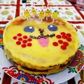 El cooksnap de Sarandonga cuando hizo Tarta de queso con plátano y canela.