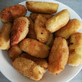 El cooksnap de Zaira cuando hizo Croquetas de bacalao y cebolla.