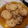 El cooksnap de Cata Giordano cuando hizo Galletitas con chips de chocolate.