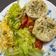 El cooksnap de Sarai Crespo Delgado cuando hizo Merluza con ensalada Lékué fácil y rápida.