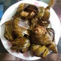 Cooksnap của Thu Mèo khi họ làm theo món Gà cuộn lá dứa