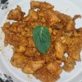 Kiran Asghar's cooksnap of when they made Orange chicken tikka boti.