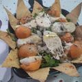 El cooksnap de Natalia Velasco Martín cuando hizo Ensalada de nísperos y queso de mozzarella fresca.