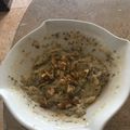 El cooksnap de Martha Salazar cuando hizo Mutabal. Dip frío de berenjenas asadas.
