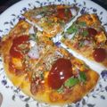 Tarana Irfan's cooksnap of when they made Pizza.