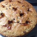 El cooksnap de Sonia Acuña cuando hizo Torta húmeda de bananas, pasas y nueces.