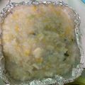 Cooksnap dari niki alviari untuk resep Nasi Tim JJT (Jamur+Jagung+Tahu) MPASI 1y++