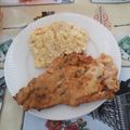 El cooksnap de Francisca Andrea Panchito cuando hizo Pescado frito con puré.