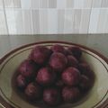 Cooksnap dari Aulia RH untuk resep Bola ubi ungu tabur gula donat 🍠🍠🍠🍵🍵
