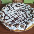 El cooksnap de Fernando Enria cuando hizo Tarta estilo toffi Valeria o bombón.
