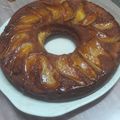 El cooksnap de romina cuando hizo Torta de manzanas y peras invertida.