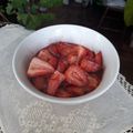 El cooksnap de Silvia Lara. cuando hizo Frutillas 🍓 en Almíbar.