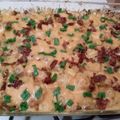 Shelly's cooksnap of when they made Loaded Potato & Buffalo Chicken Casserole.