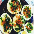 Veena Chopra का कुकस्नैप जब उन्होंने रवा उत्तपम (Rava Uttpam recipe in hindi) बनाया था।