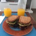 El cooksnap de Auro Maidana cuando hizo Hamburguesas de arroz yamaní y verduras (vegetariano) 💜.