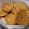El cooksnap de Alejandra Panizza cuando hizo Torta fritas con harina leudante.