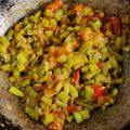 Priya Mulchandani का कुकस्नैप जब उन्होंने ग्वार फली आलू की सब्जी (guar phalli aloo ki sabzi recipe in Hindi) बनाया था।