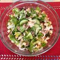 Cooksnap από Matula Giasirani στη συνταγή Σαλάτα με μαρούλι, τόνο και αγγουράκι