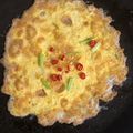 Cooksnap Dapur Yusfarisyia semasa beliau membuat Telur Dadar Mudah.
