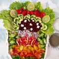 renu bhasin 's cooksnap of when they made Rainbow Salad.